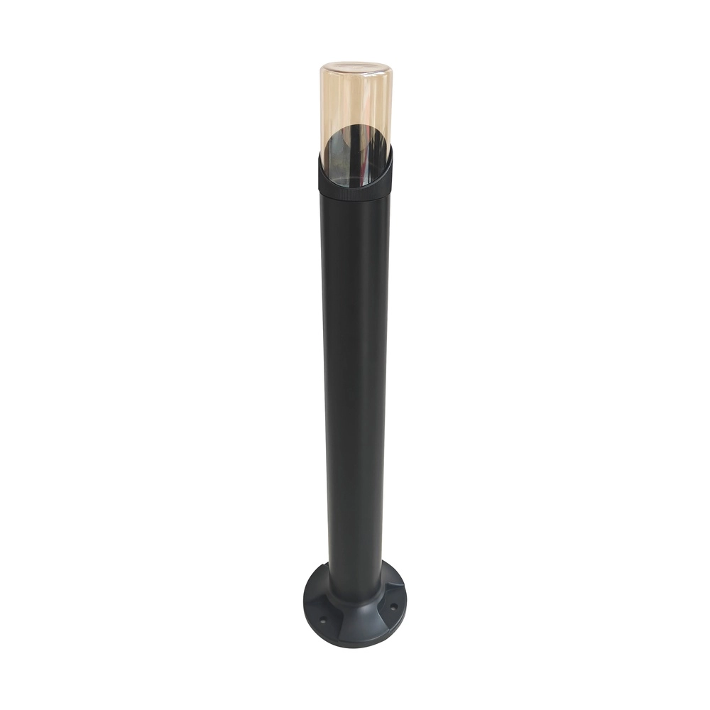 Garden lamp Broadway black with amber glass 45cm Searchlight 5,05342E+12