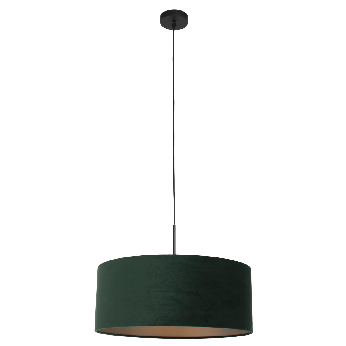 Hanging lamp Sparkled 50cm with green velvet shade Steinhauer 8712746146264