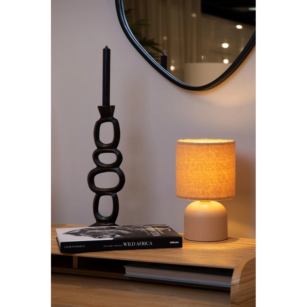 Table lamp Woolly Ochre yellow Lucide 5411212105899