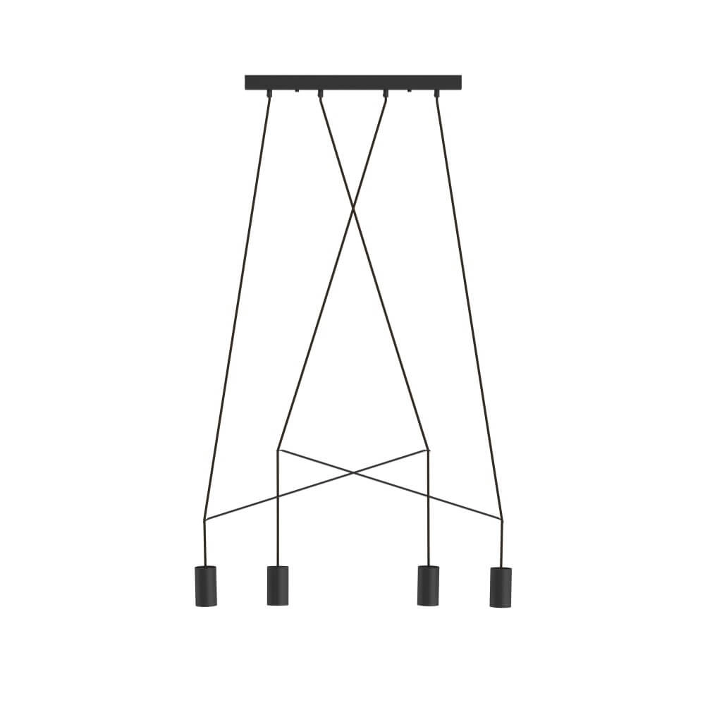 4-light hanging lamp Imbria black