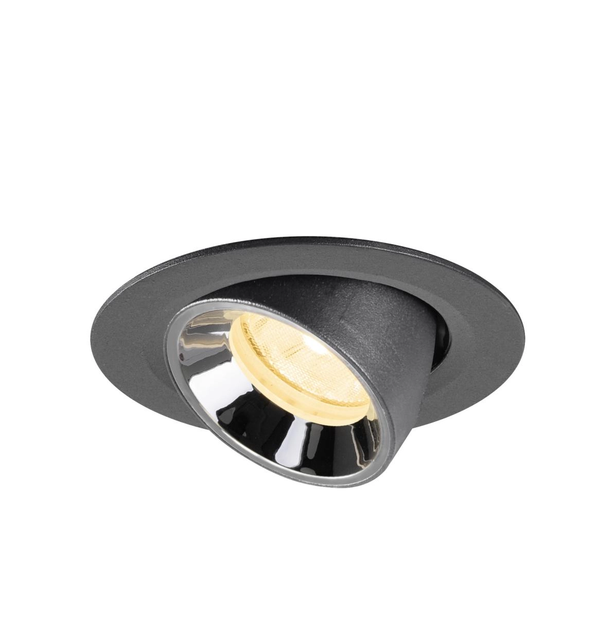 Recessed spotlight Numinos Gimble XS black/chrome 3000K - 20deg SLV 4024163307086