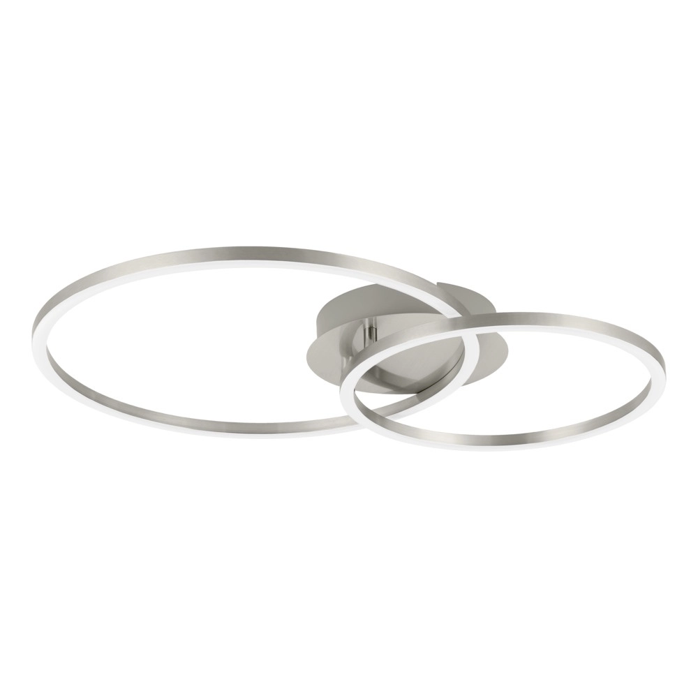 Design ceiling lamp Palmaves 2 nickel