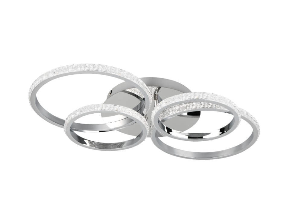 Design ceiling lamp Cires chromium Trio 4017807600940