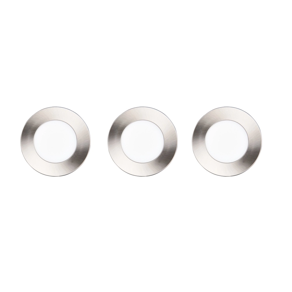 Set of 3 recessed spotlights Himal nickel IP65 Trio 4017807663808