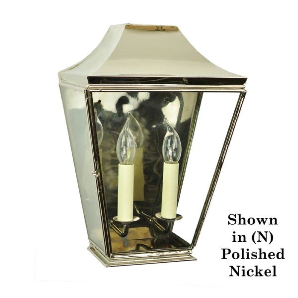 Country wall lamp Knightbridge 2-light 42cm - polished gold (pbul) Limehouse