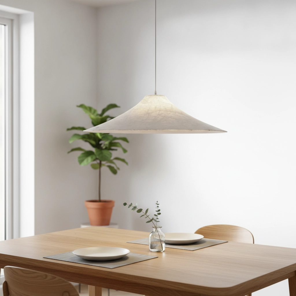 Pendant lamp Oket white Ø 90cm