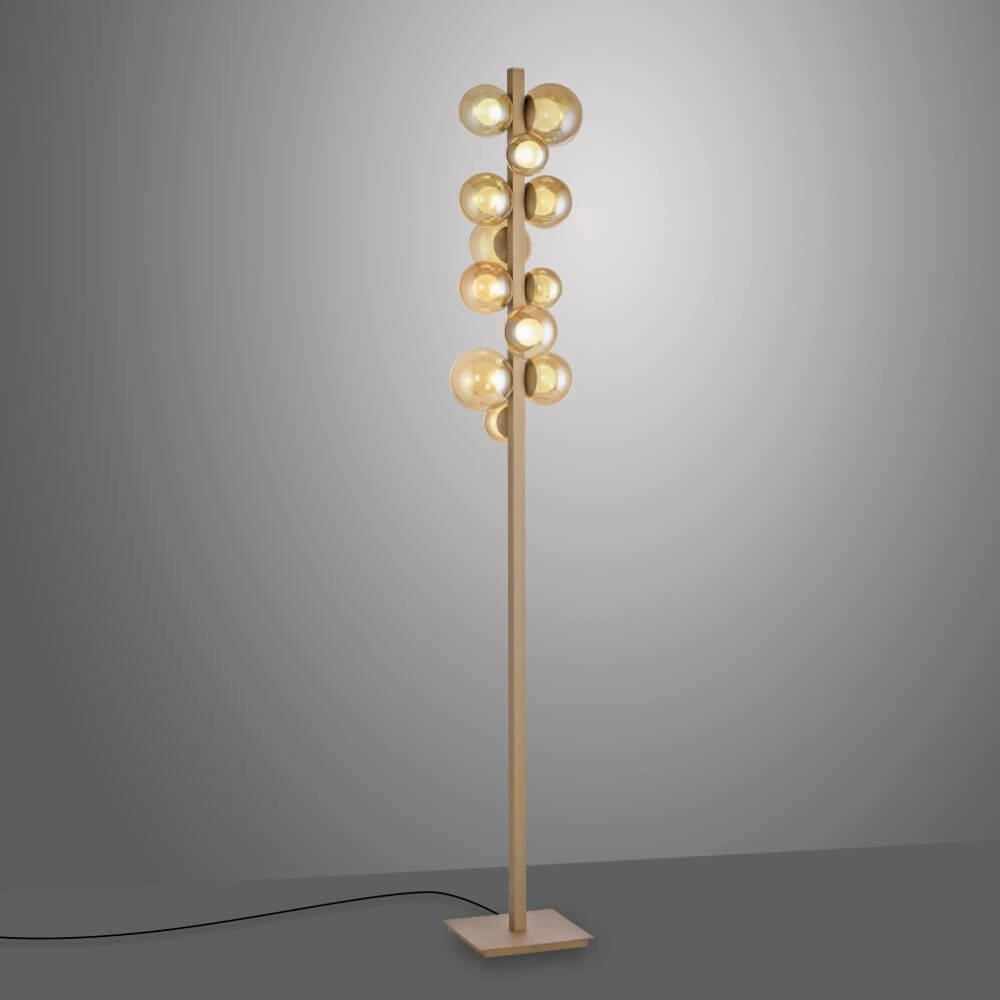 Bronze floor lamp Pure Popup design Paul Neuhaus 4012248385654