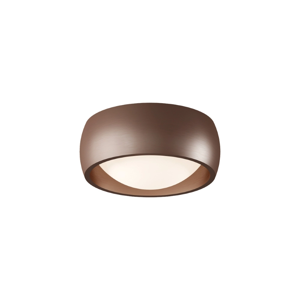 Sleek ceiling lamp Montana Ø15cm - Brushed Bronze Artdelight 8720701103948