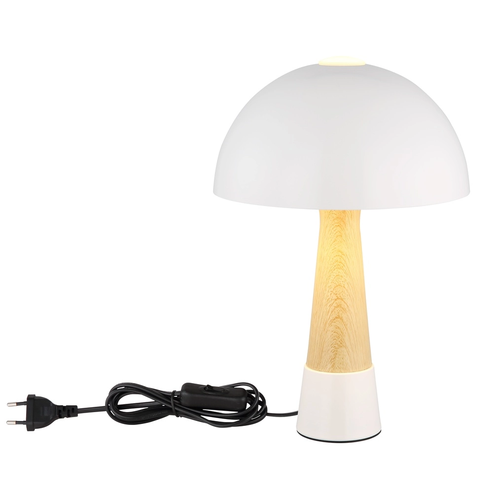 Unique table lamp Paulin Ø 25cm sand brown Globo 9007371519804