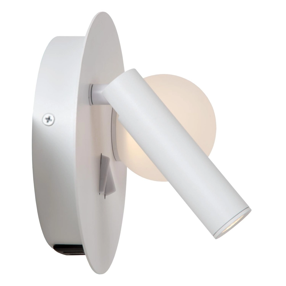 Design bedside lamp Matiz white with USB charging point Lucide 5411212771339