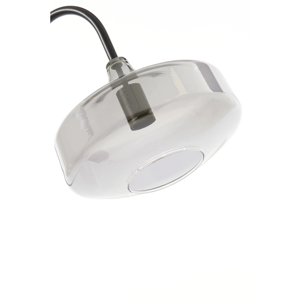 Glass floor lamp Solna Black Light & Living 8717807696566