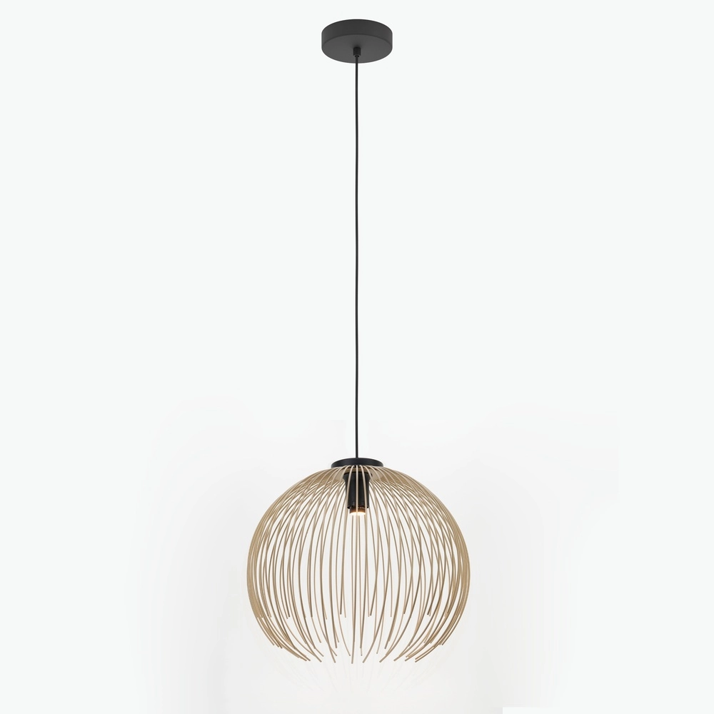 Wire lamp Venezuela Ø 40cm - black with gold