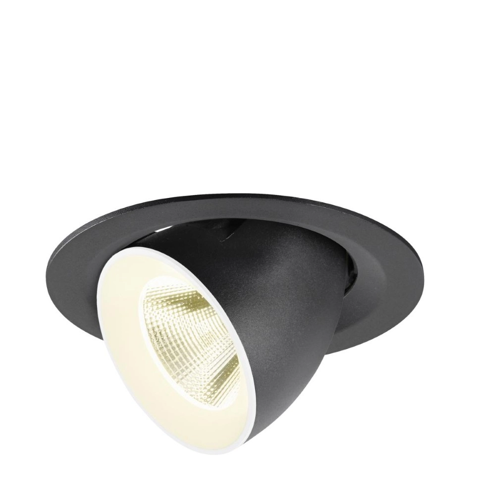 Recessed spotlight Numinos Gimble M black/white 4000K - 20deg SLV 4024163311762