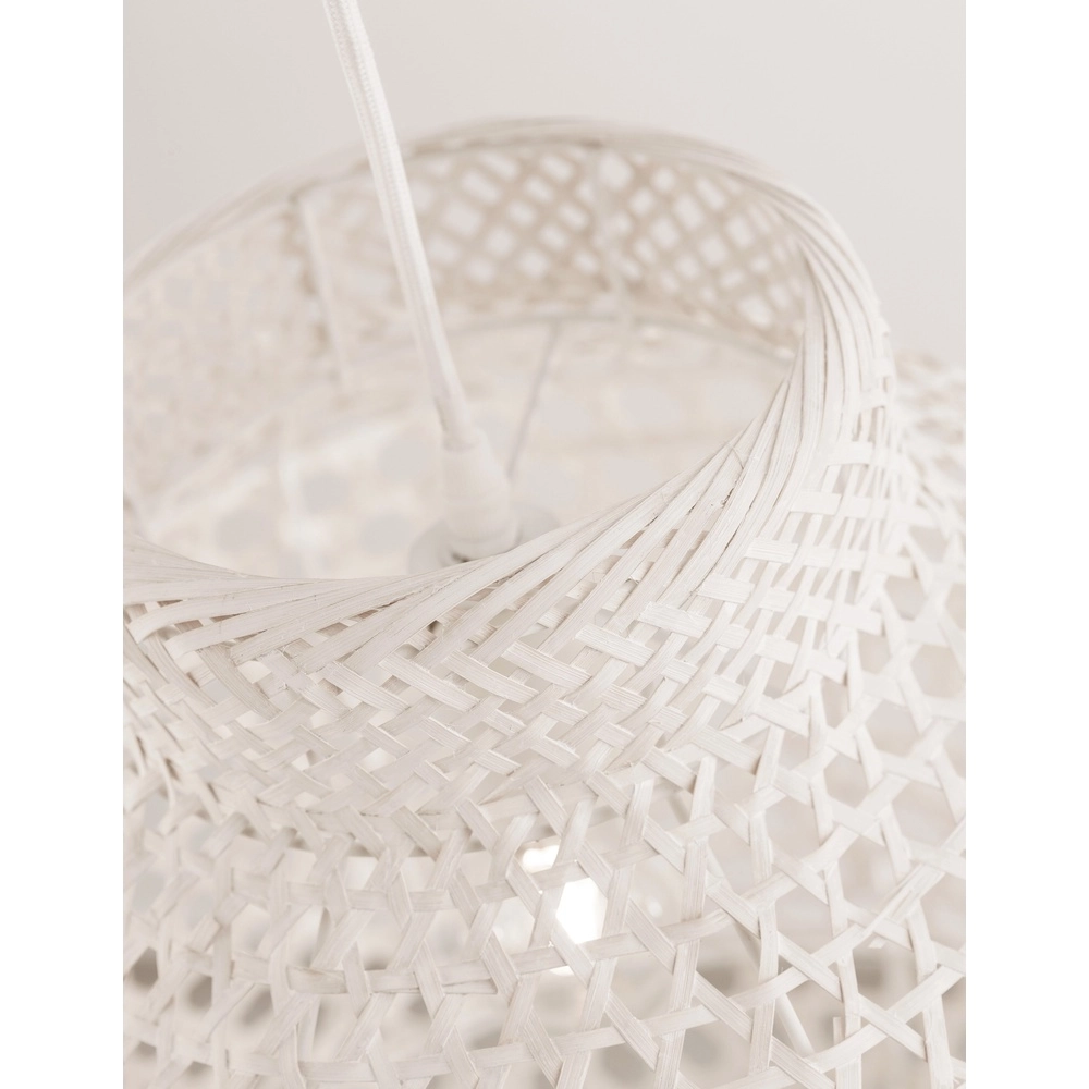 White pendant lamp Mia Ø 35cm Lyora 5212017416704