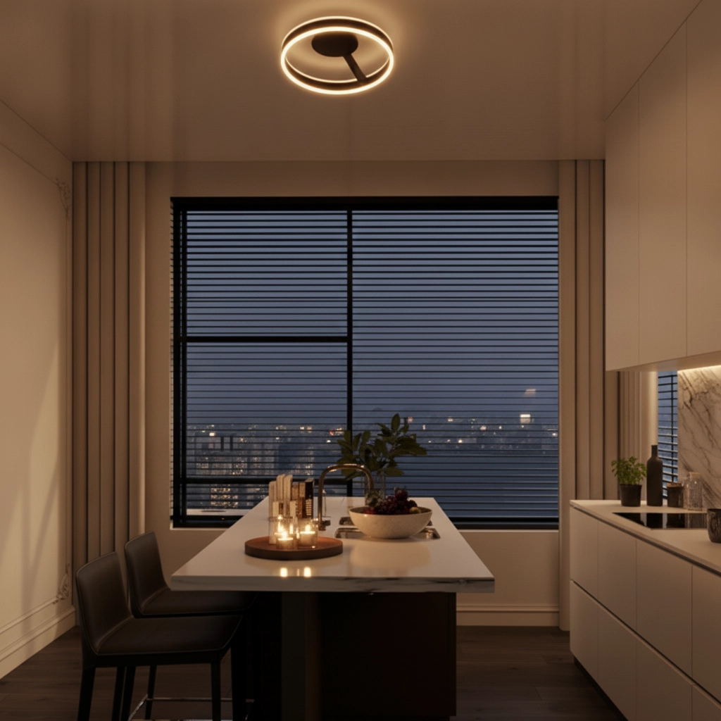 Ceiling lamp Bianco black Ø 40cm