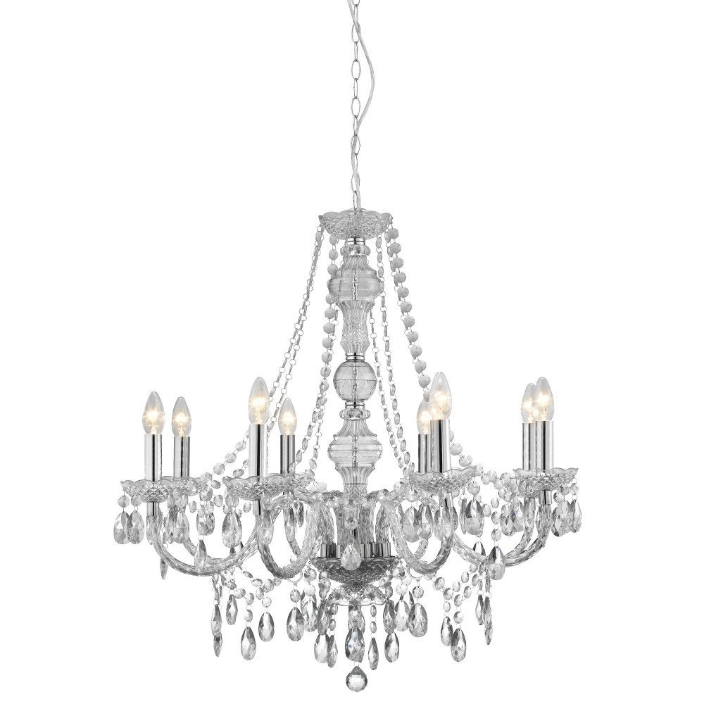 Large chandelier Marie Therese Ø 74cm transparent