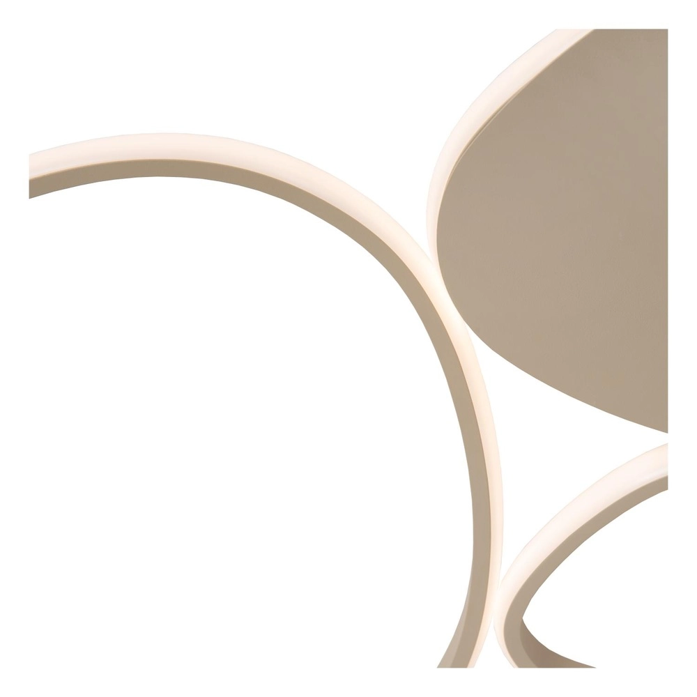 Modern ceiling lamp Samling S sand brown Lucide 5411212782960