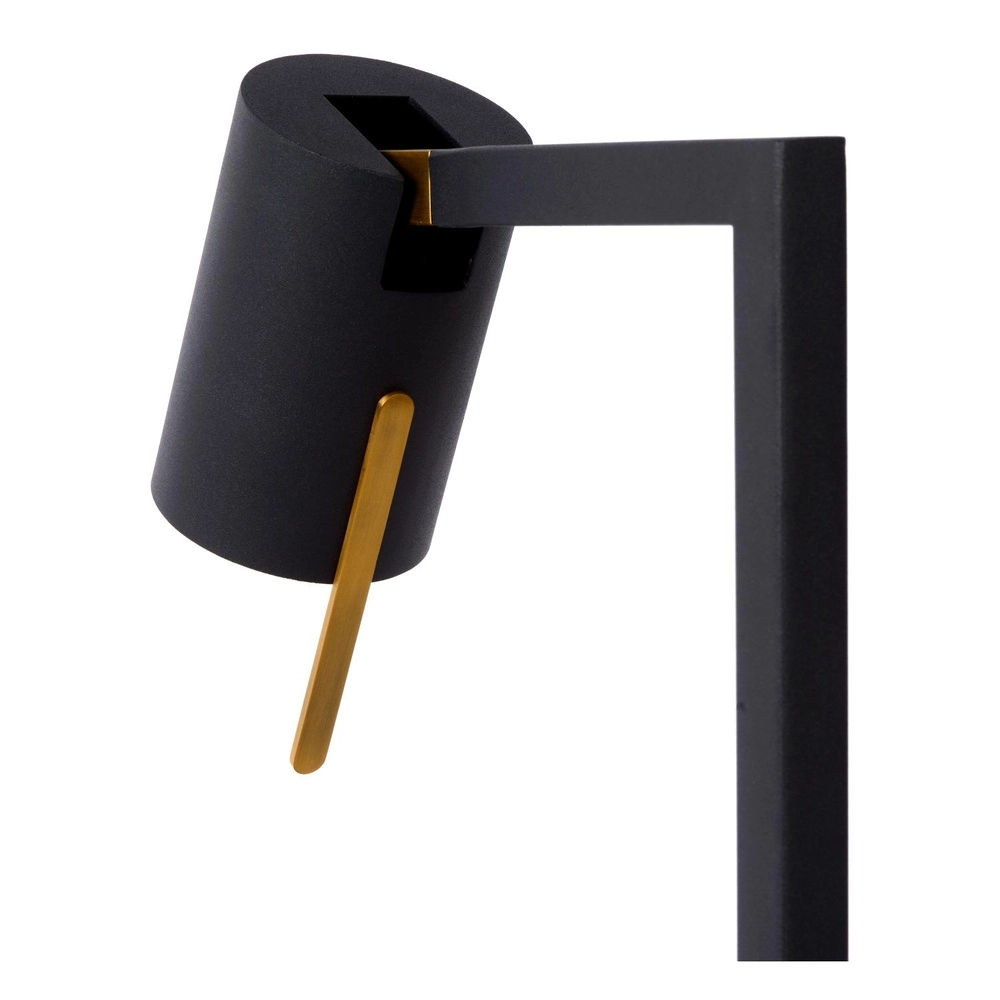 Modern desk lamp Lesley Black Lucide 5411212031129