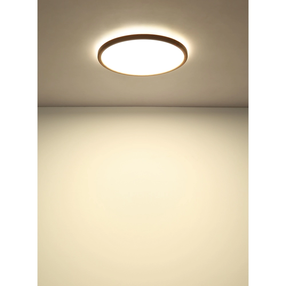 Ceiling light Sapana Ø 29.4cm wood Globo 9007371445424