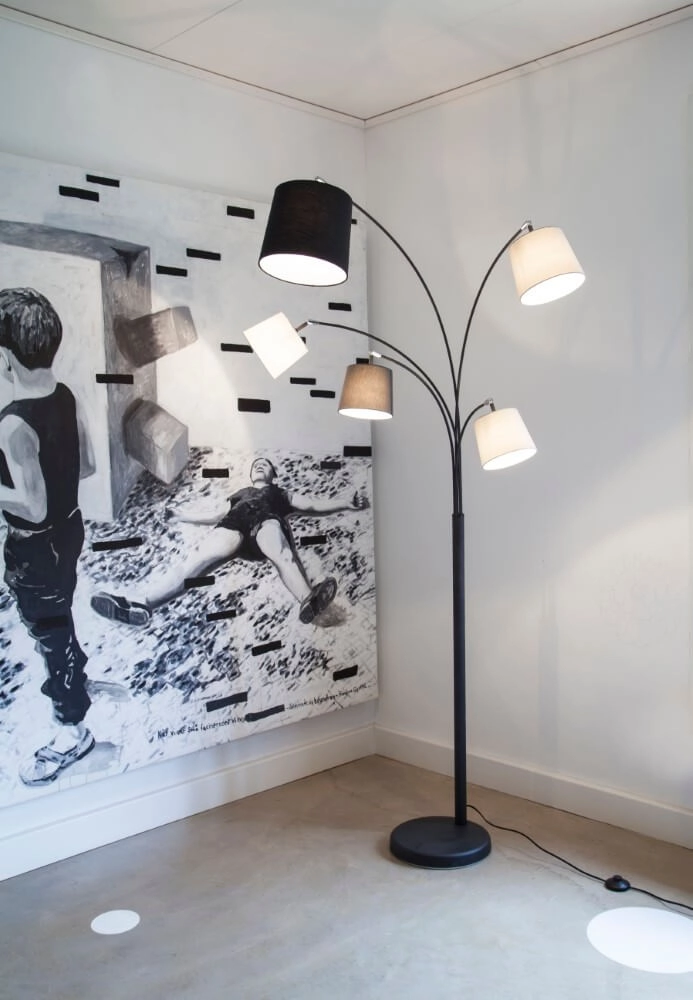 Standing lamp Foggy matt black 80cm By Rydéns 7391741004437