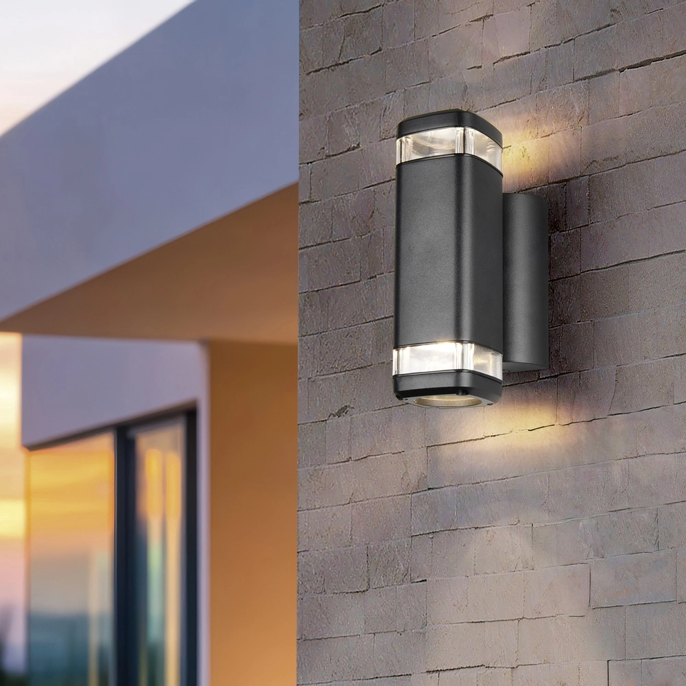 Design outdoor lamp Barcelos black Trio 4017807648232