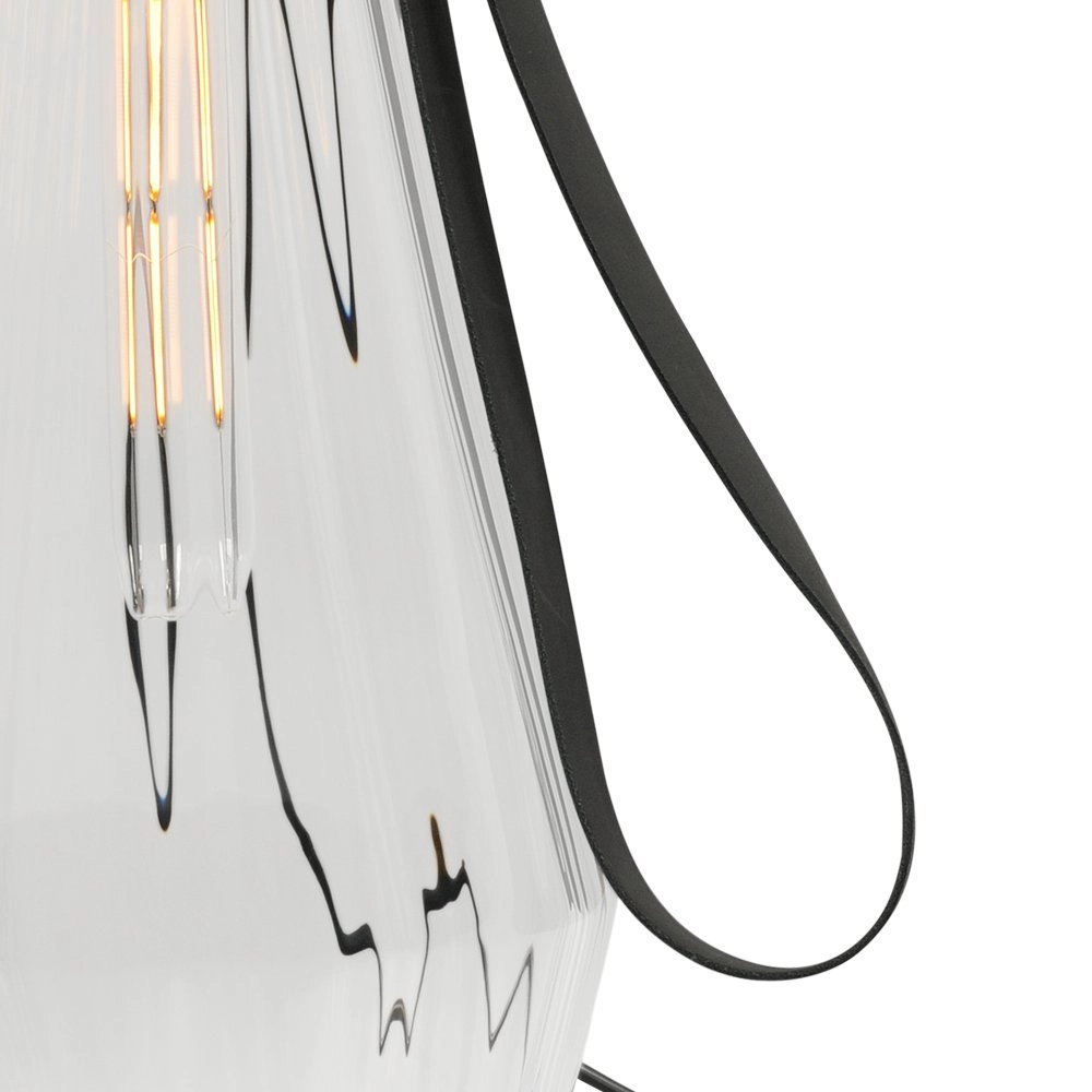 Table lamp black Diamond 80cm with clear glass Masterlight 8718121259215
