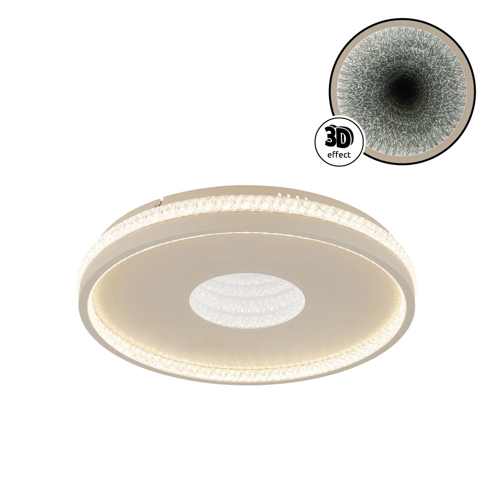 Design ceiling lamp Shirley sand brown Ø 41cm Globo 9007371575350
