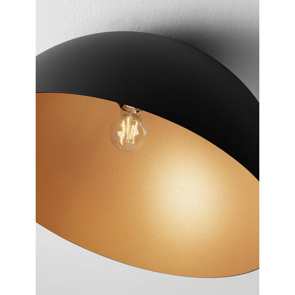 Ceiling lamp Onia black with gold Ø 50cm Lyora 5212017458087