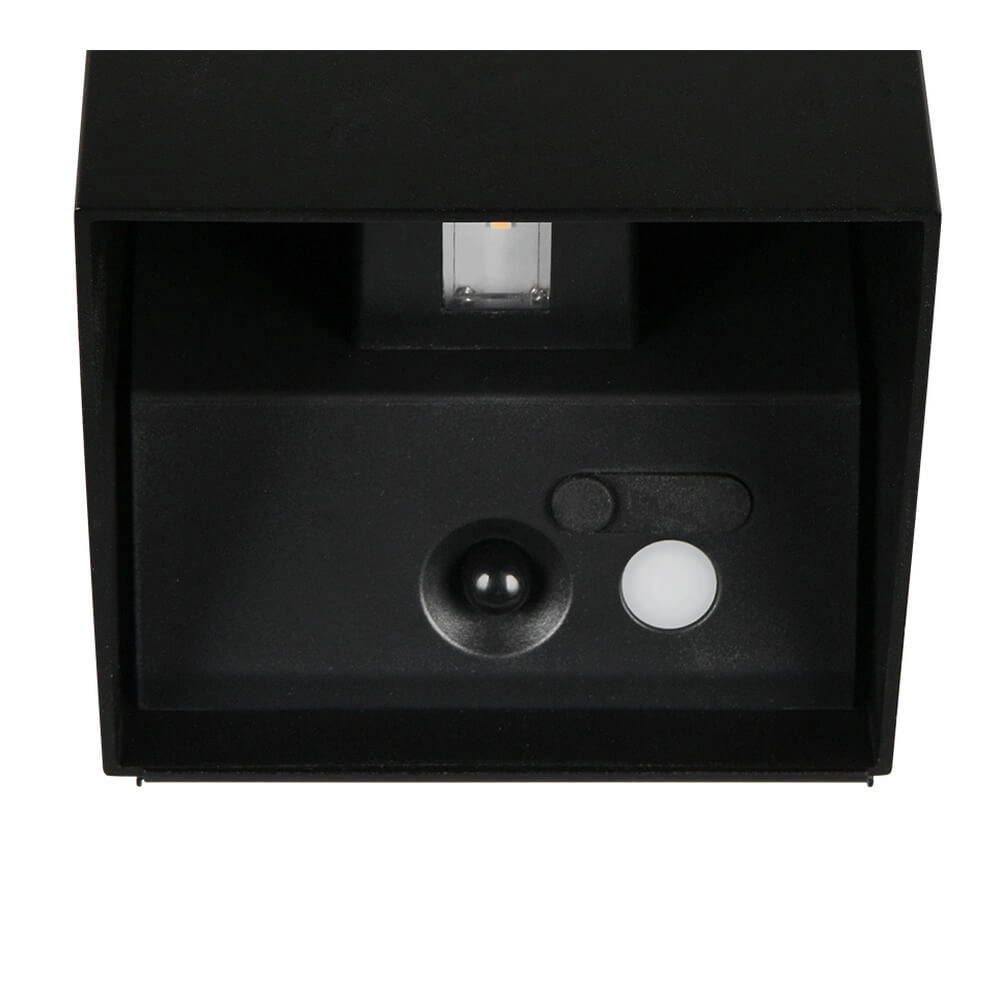 Wall lamp rechargeable Genie Black with sensor Trio 4017807636376