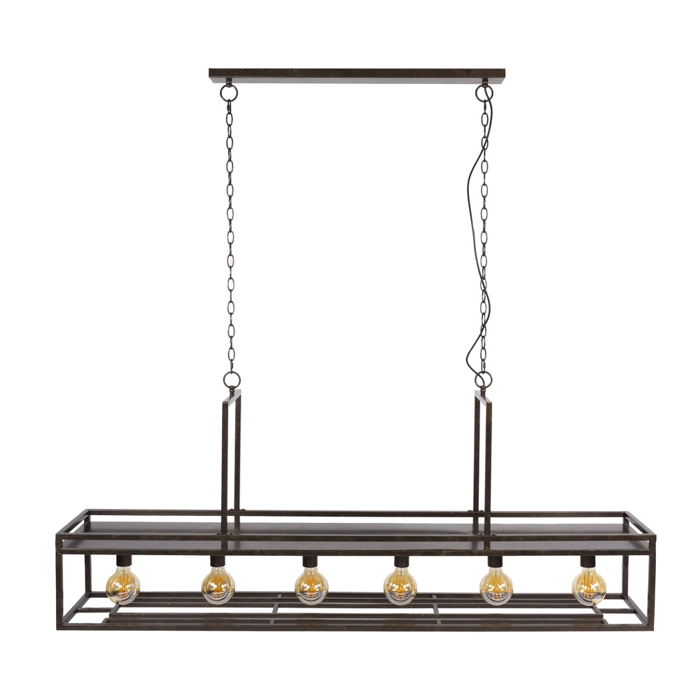 Kitchen Island Pendant Light Decorate 160cm - Urban Brown Lyora 8716803512559