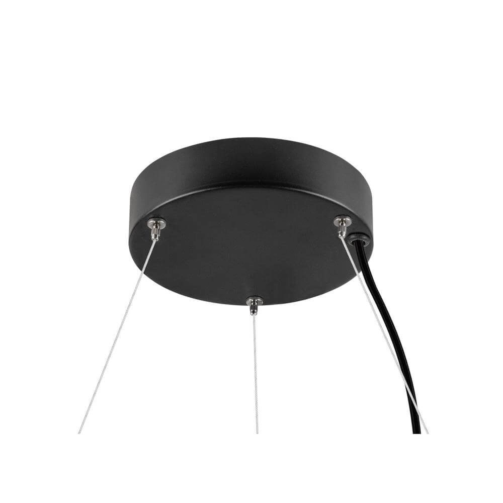 Black pendant lamp Medo Ring 90 Ø 90cm SLV 4024163298049