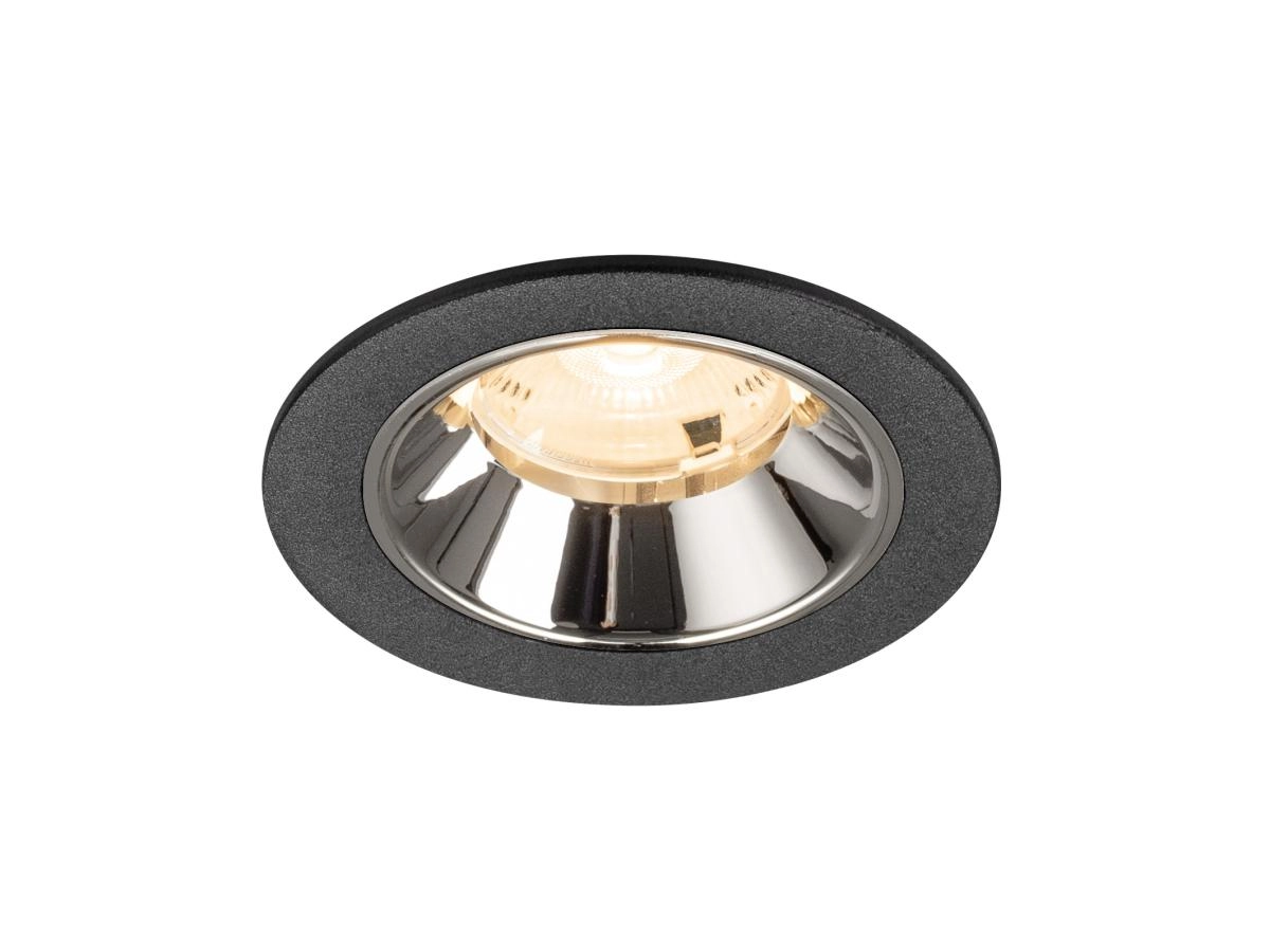 Recessed spotlight Numinos S black/chrome 2700K - 20deg