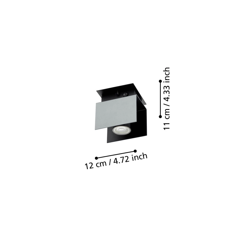Ceiling lamp Viserba only white and black Eglo 9002759973940