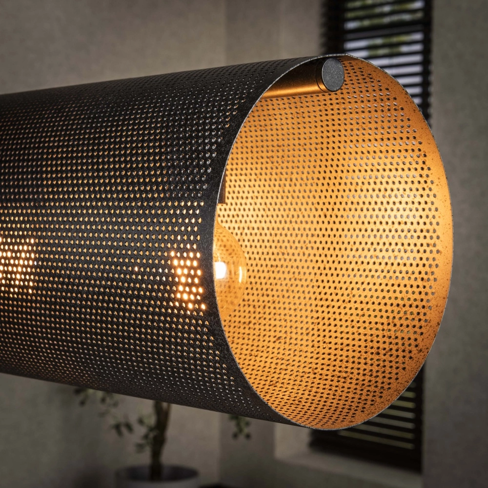 Horizontal Mesh Pendant Light Tubon 145cm - 7x E27 Lyora 8716803512252