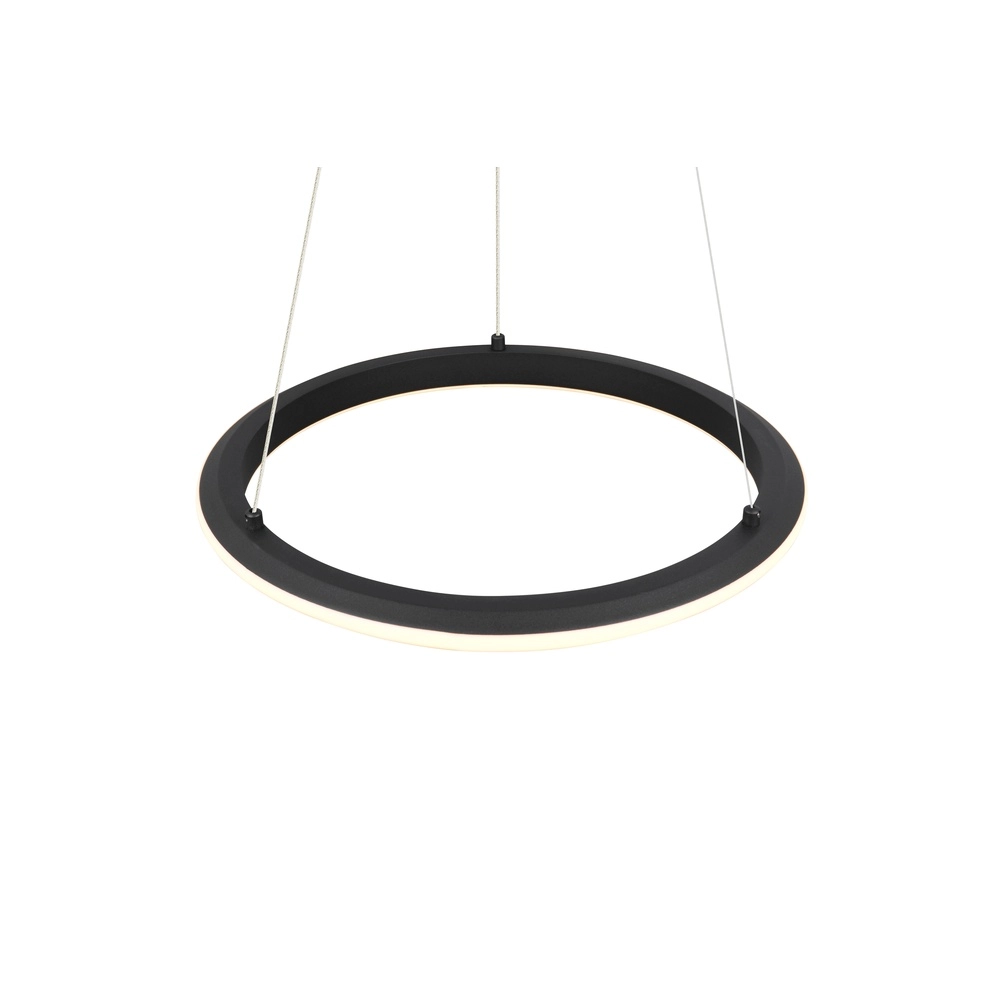 Pendant lamp Amador black Ø 45cm Trio 4017807656626