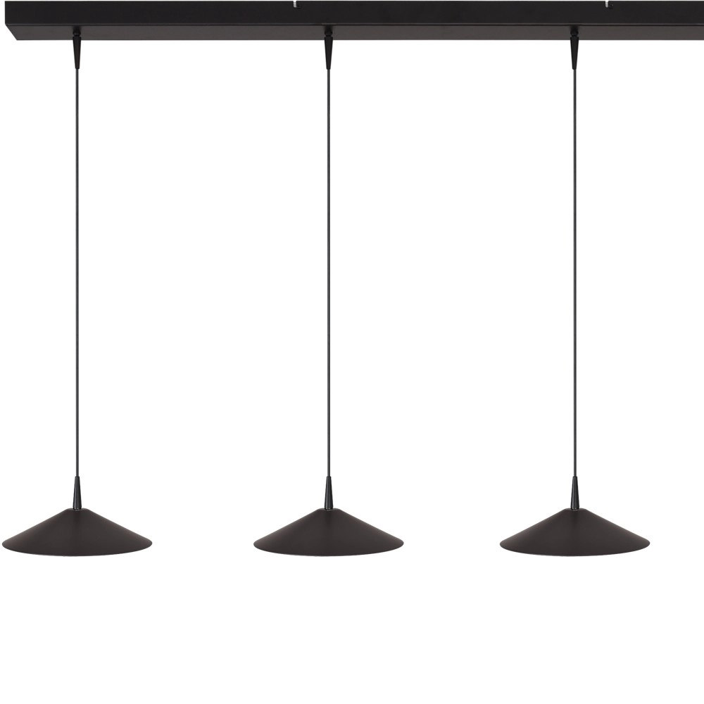 4-light pendant lamp Ceppo black Ø 22cm Masterlight 8718121358475