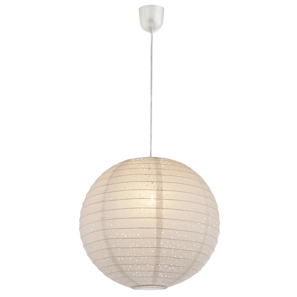 White pendant lamp Varys Ø 40cm