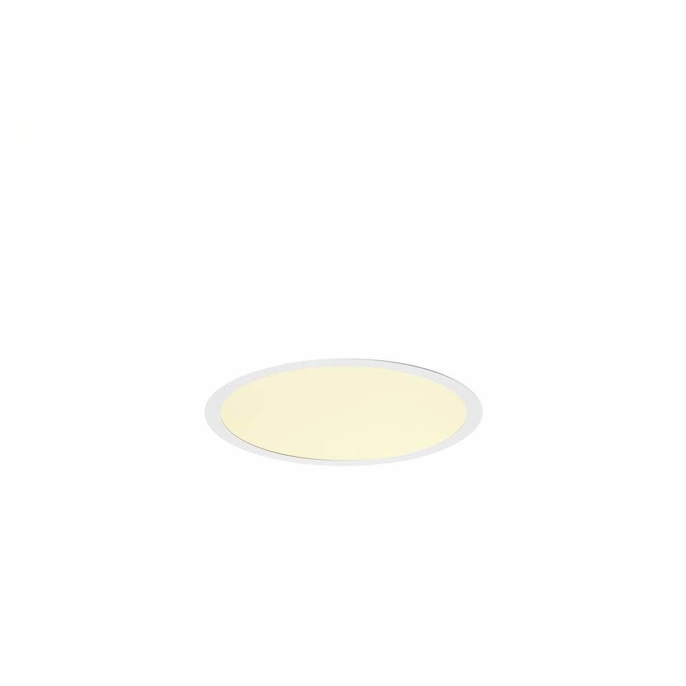 Recessed ceiling lamp Medo 30 white Ø 30cm with frame SLV 4024163297707