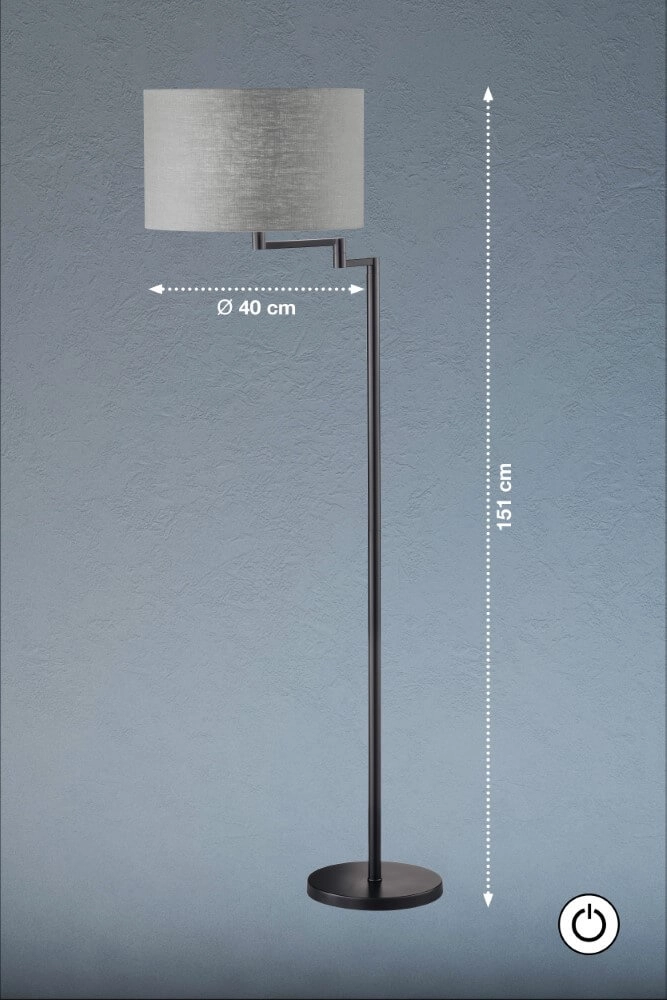Adjustable floor lamp Rota Fischer & Honsel 4003694403931