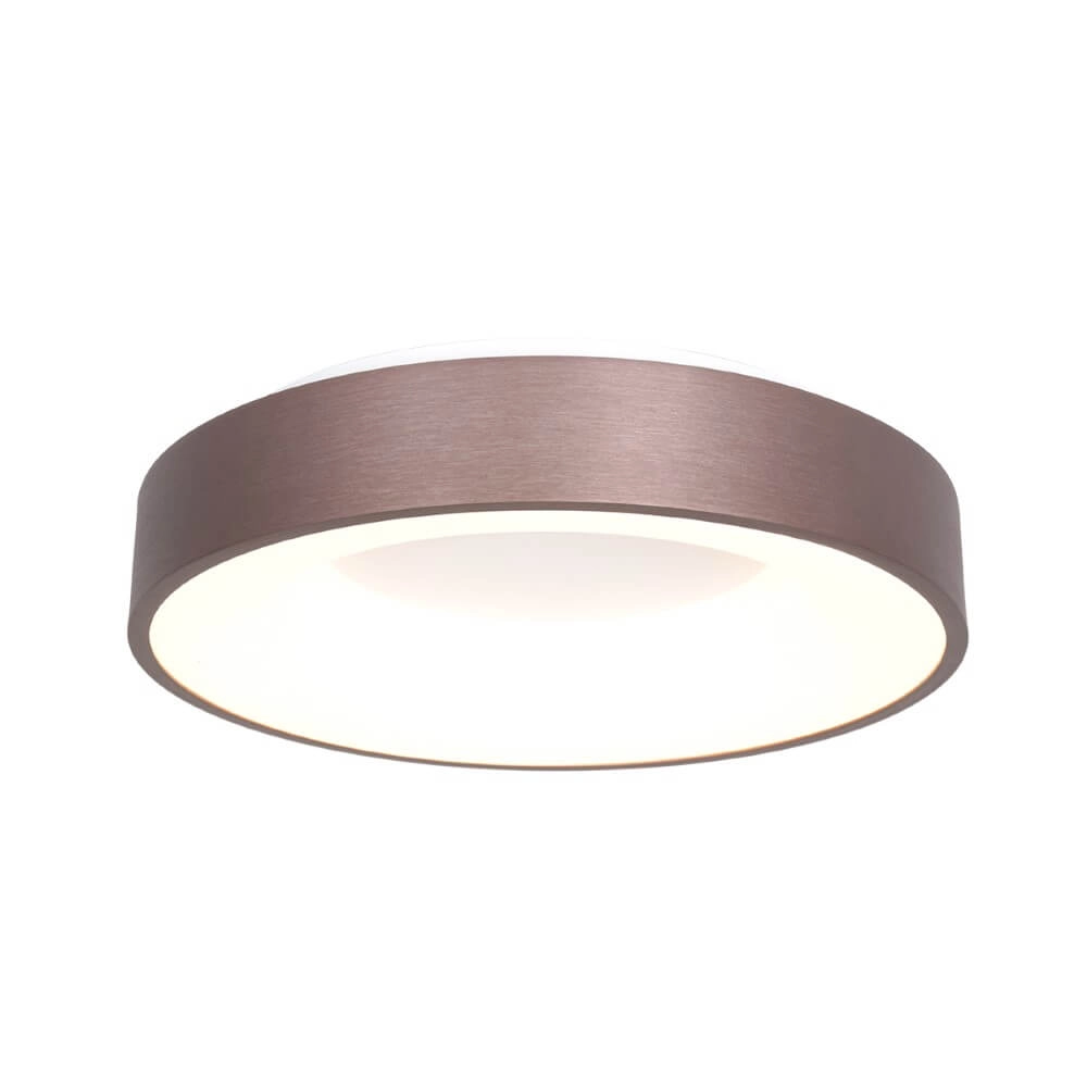 Bronze LED ceiling lamp Ringlede Ø 38cm