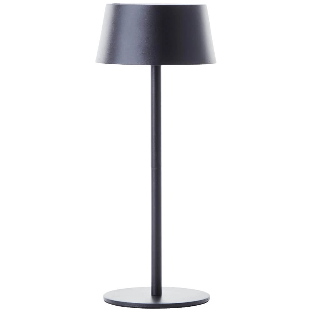 Black designer table lamp Picco on battery Brilliant 4004353437717