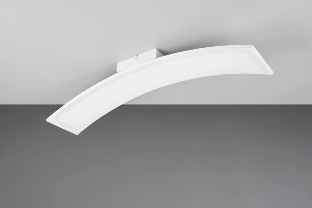 Curved ceiling lamp Sigma white Trio 4017807614923