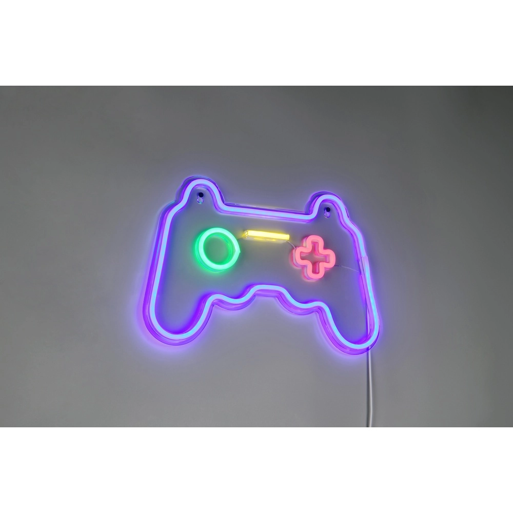 Neon wall lamp Gamer purple Trio 4017807657494