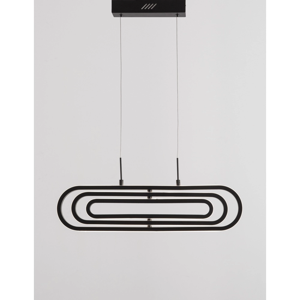 Design pendant lamp Arte Black oval Lyora 5212017426000