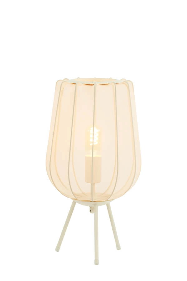 Japandi table lamp Plumeria cream Ø 25cm Light & Living 8717807651336