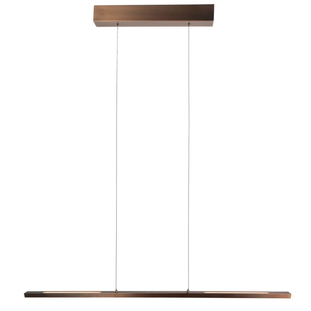 Modern pendant lamp Bande 114cm bronze