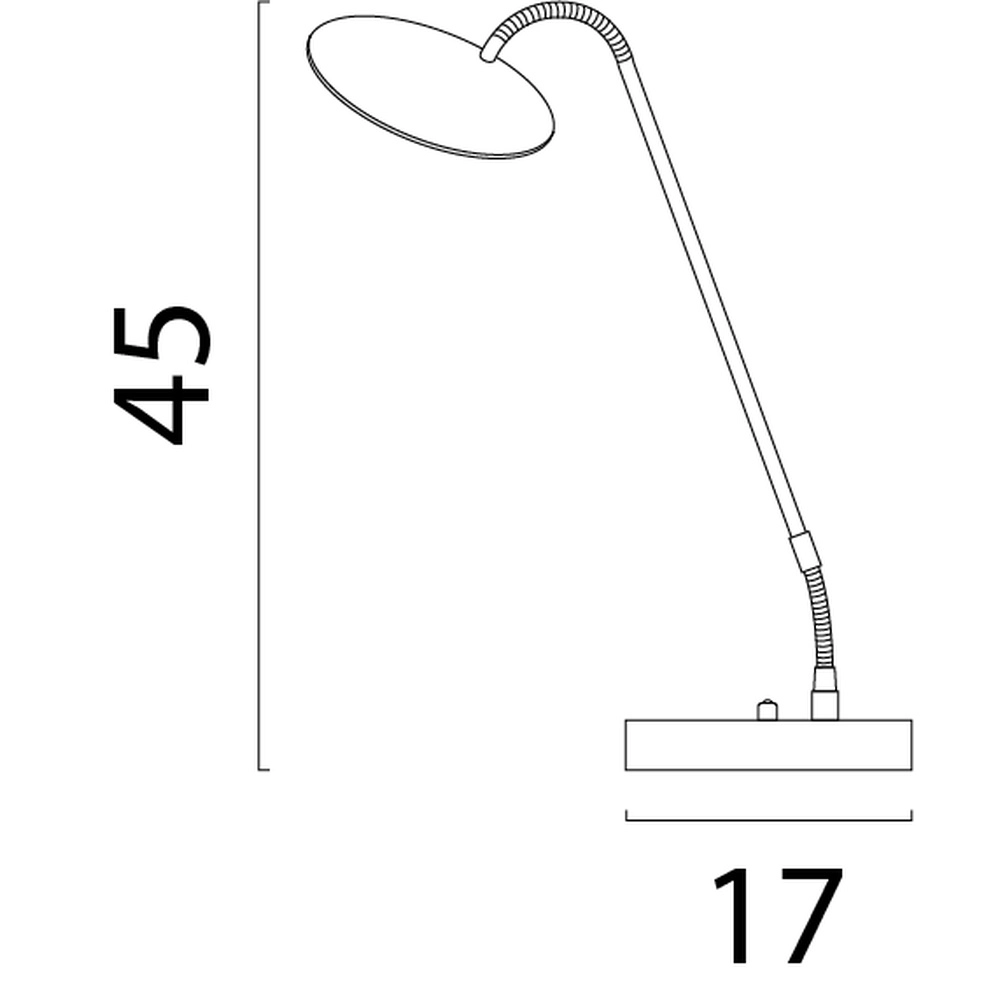 Flex table lamp Scala black Masterlight 8718121311890