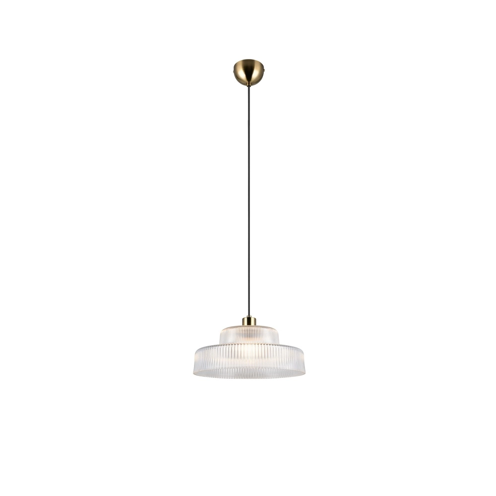 Classic pendant lamp Abella transparent glass Trio 4017807677706