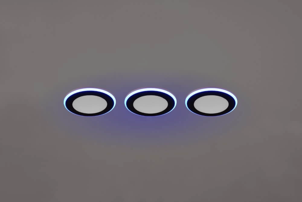 Black recessed spotlights Argus set of 3 Trio 4017807574517
