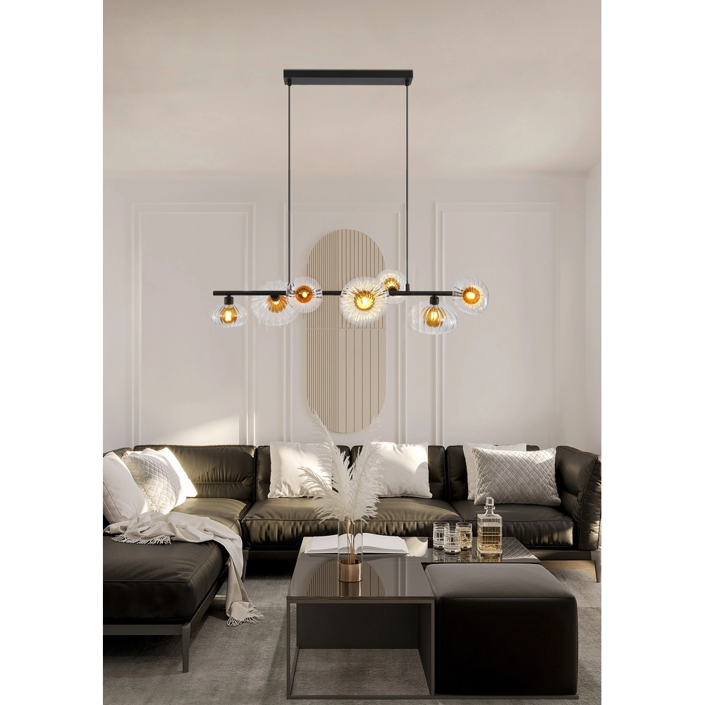 Pendant lamp Sunbeam 7-light Searchlight 5053423298573
